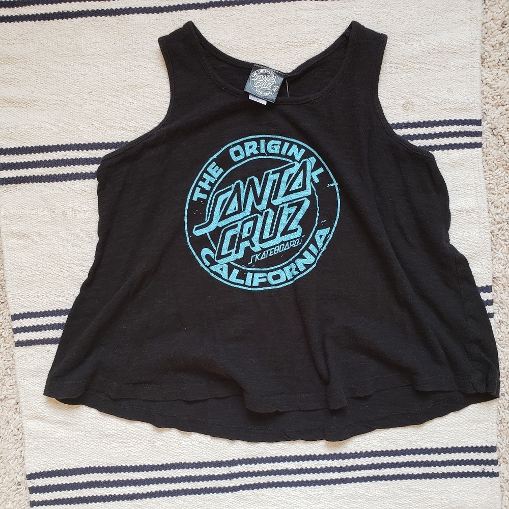 🌺 SANTA CRUZ girls tank top